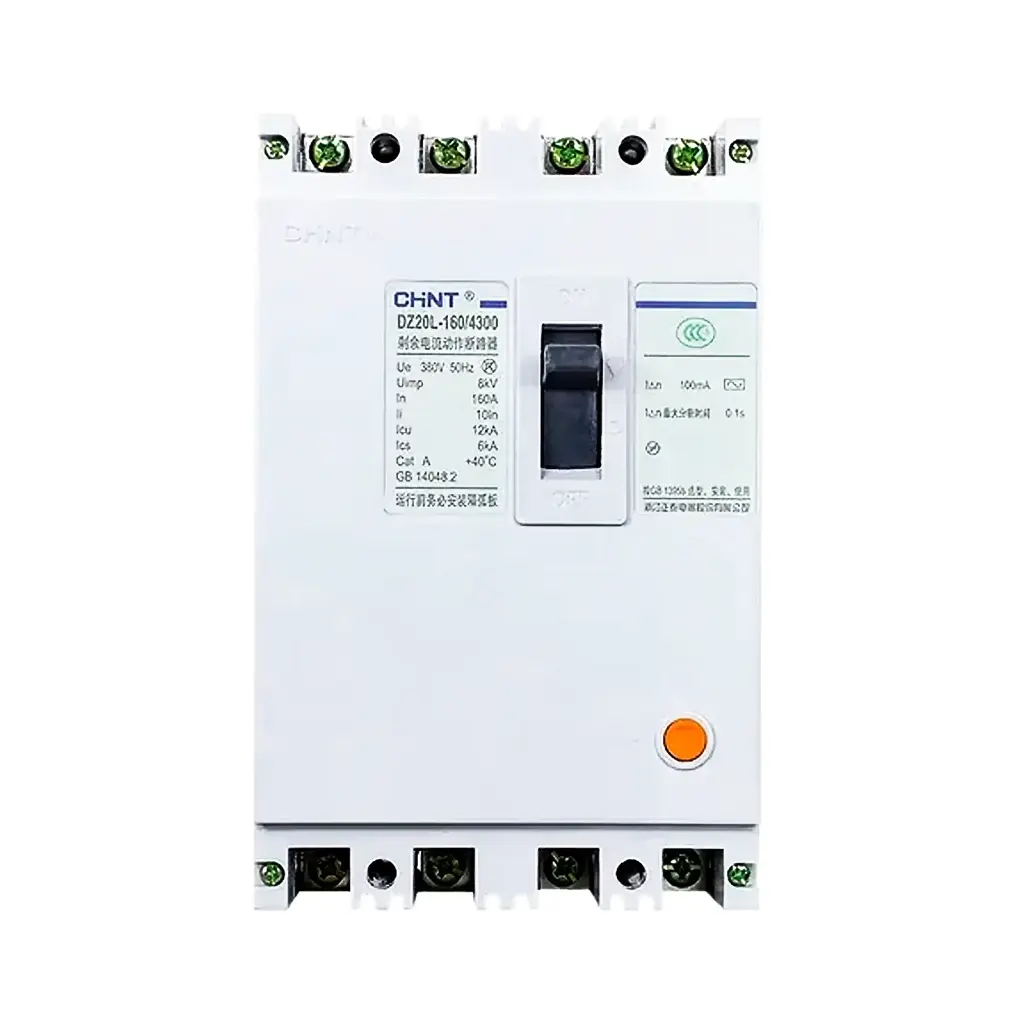 Disjoncteur CHINT ELECTRIC DZ20L-160/4300 80A