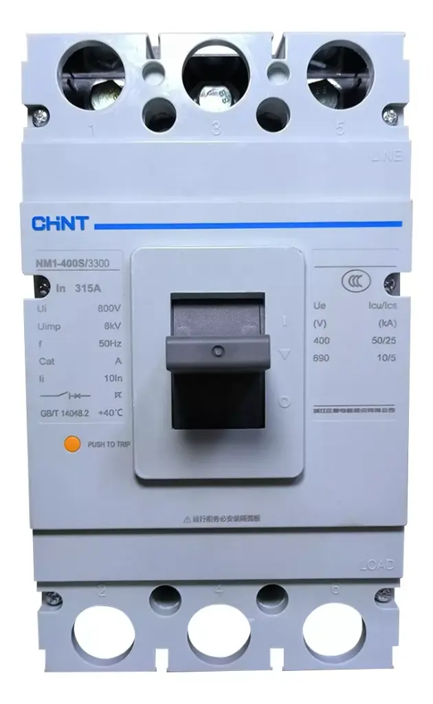 Автоматичний вимикач CHINT ELECTRIC NM1-400S/3300 315A