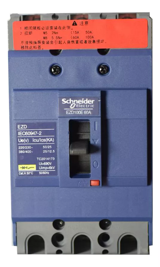 Disjoncteur SCHNEIDER ELECTRIC EZD100E3060N 