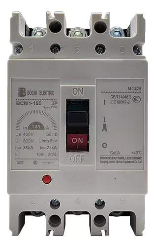 Disjuntor BCM1 125AMP 3P 