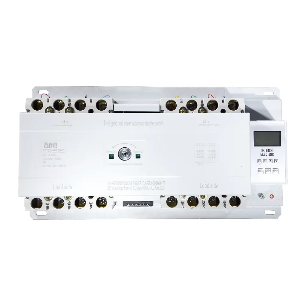 مفتاح التحويل التلقائي للطاقة المزدوجة ATS BCQ2i-400/400A 110V/4P
