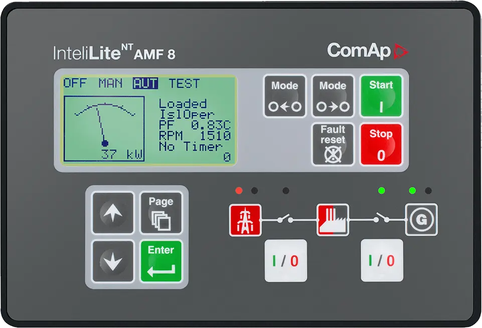 Controlador de grupo gerador - ComAp InteliLite 2 NT AMF 8