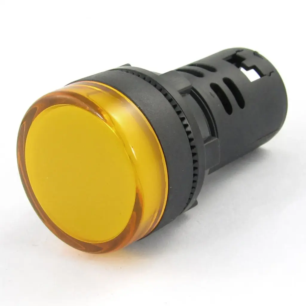 LUZ PILOTO LED AMARILLO AD16-22D/S 6.3 VOL