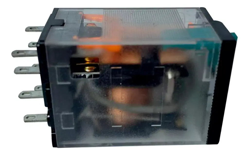 Relé - RXM2AB2BD 24 VDC 8 pinos 5 A, contatos de prata (Schneider)