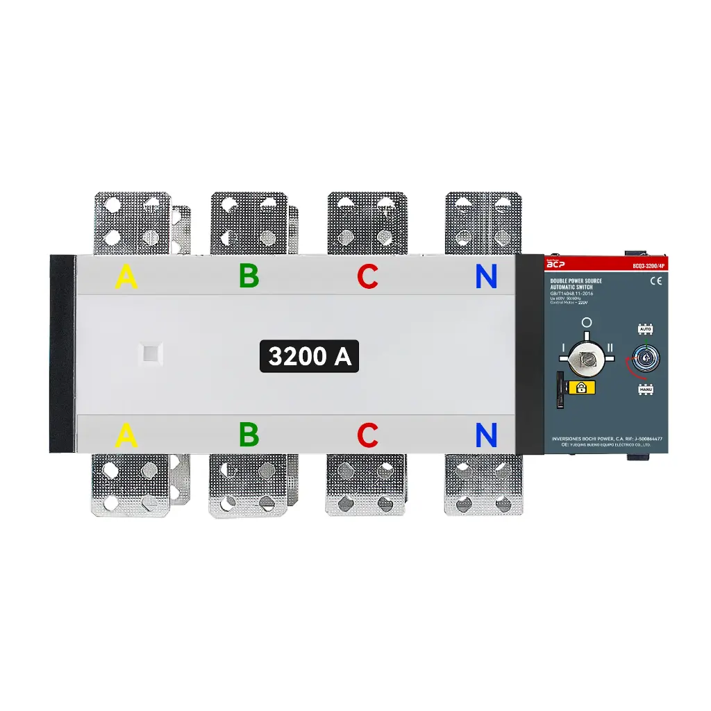 Transferencia Automatica ATS BCQ3-3200/3200A 220V/4P