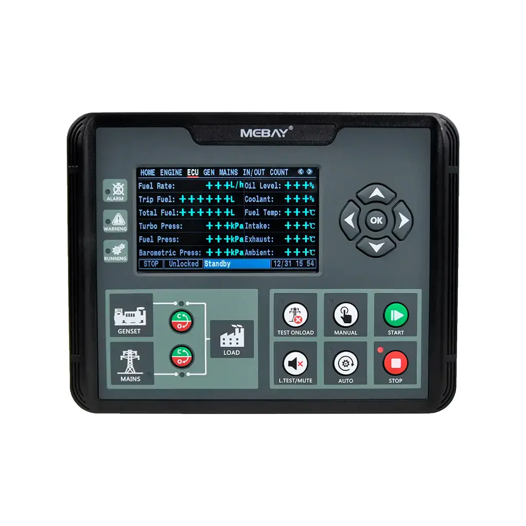 Controlador de grupo gerador - MEBAY DC72DR MK2
