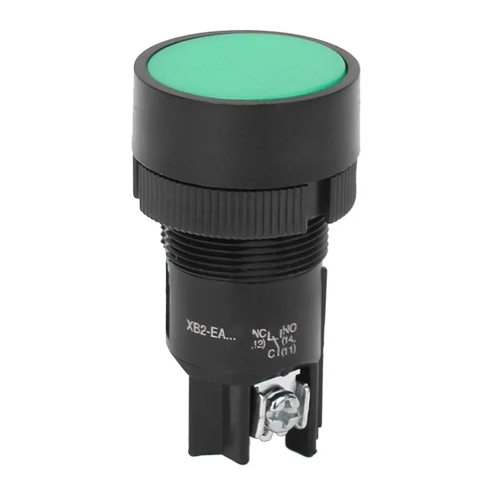 Вимикач і кнопка - Кнопка зелений XB2-BVM3LC 220V