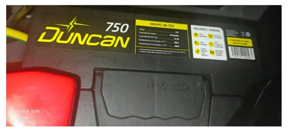 Bateria - DUNCAN 750
