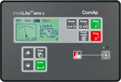 Generator controller - ComAp InteliLite 2 NT MRS 4