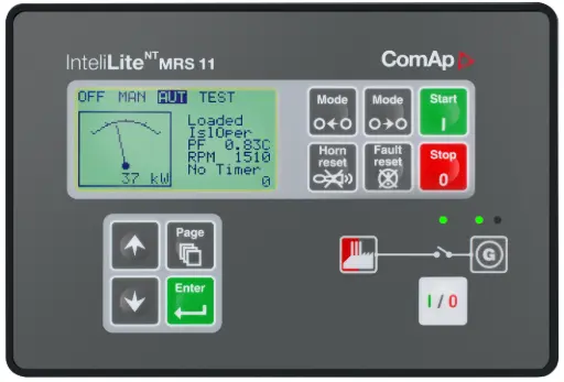 Controlador de grupo gerador - ComAp InteliLite 2 NT MRS 11