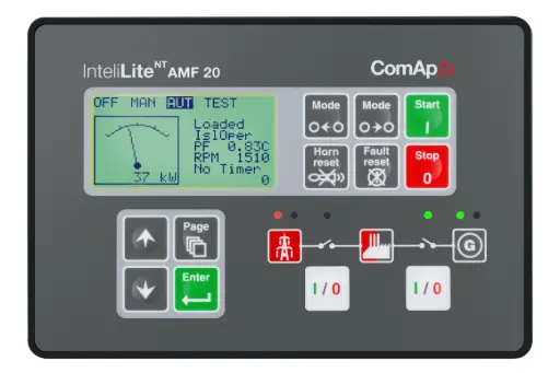 Generator controller - ComAp InteliLite 2 NT AMF 20