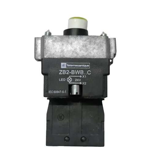 Botão de pressão ZB2-BWB51C Amarelo