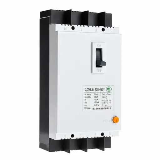 Interruptor automático - Breaker Chint DZ15LE-100/4901 100AMP 4P