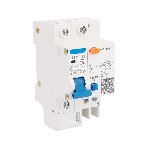 Disjoncteur CHINT ELECTRIC DZ47LE-32 20AMP 2P
