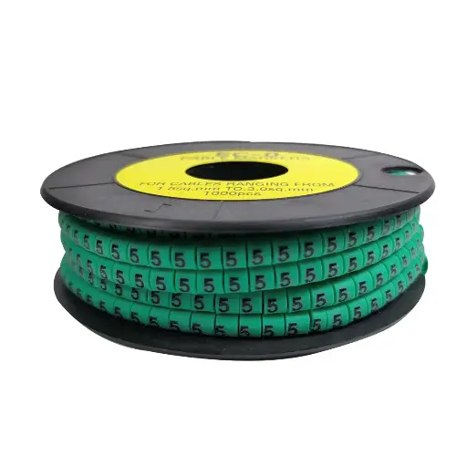 MARKER CABLE LETTER N° 5 X100 EC1 2.5MM